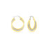 SIMA Damen Creolen Gold Bicolor 375 (9 Karat) Welle B 2 mm