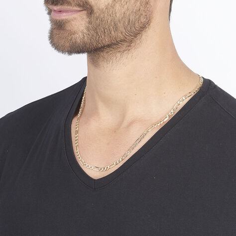 Herren Figarokette Gold 375  - Halsketten Herren | OROVIVO