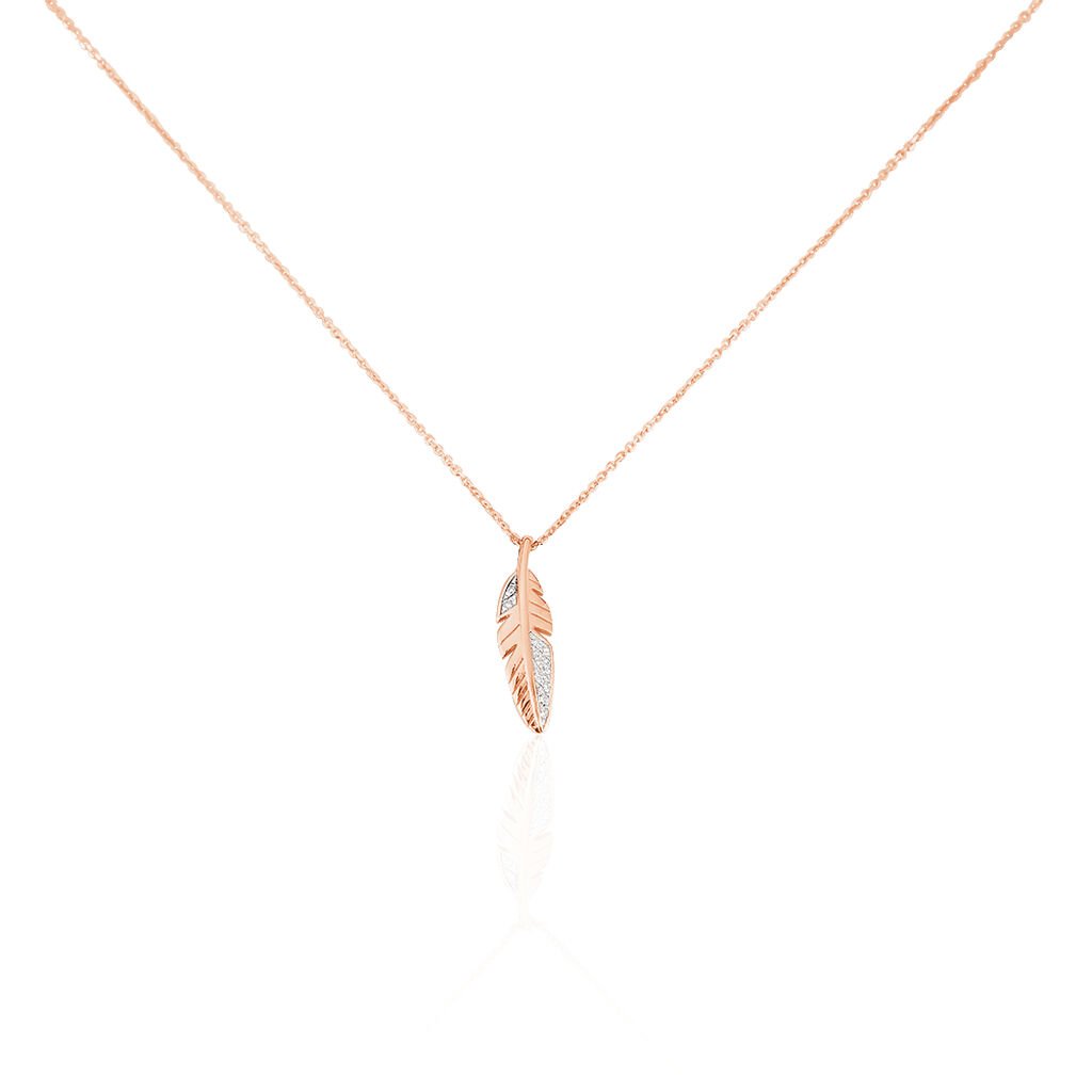 Collier Or Rose Clodie - Spannringe Damen | OROVIVO