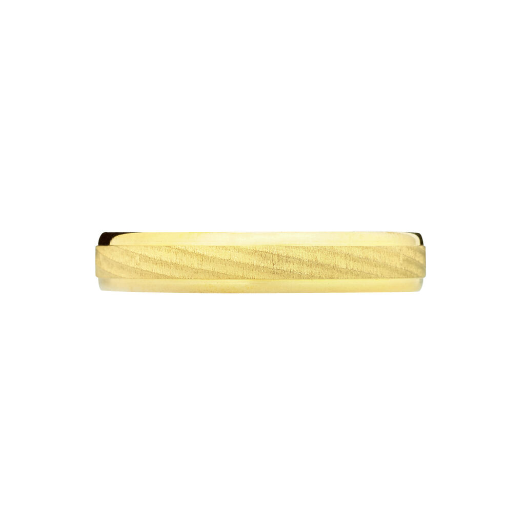 Alliance Fantaisie Sable Demi Jonc Classique Or Jaune -  Unisex | OROVIVO