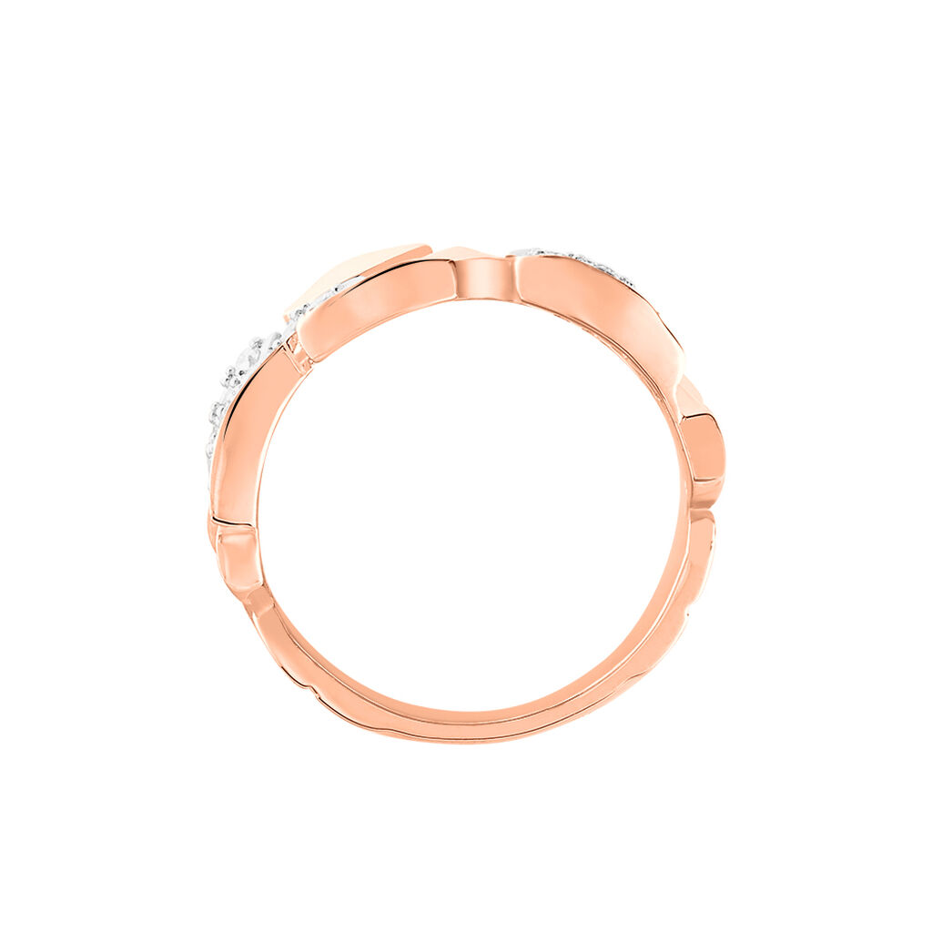 Damen Ring Rosegold 750 Diamant 0,47ct Ita  - Ringe mit Stein Damen | OROVIVO