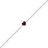 Isadora Damen Armband Silber 925 Herz B 1,4 mm