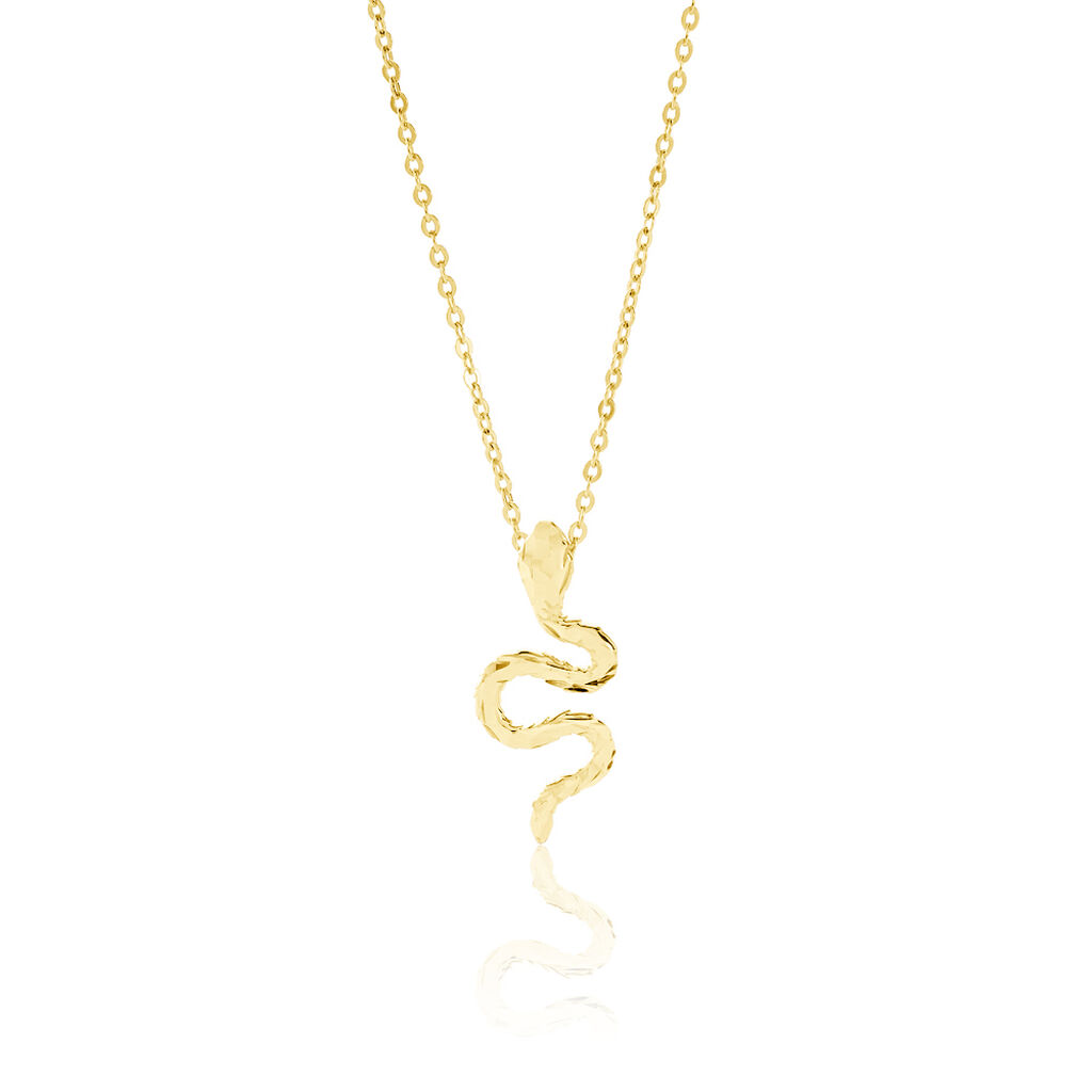 Serpent Twist Damen Collier Gold 375 (9 Karat) Schlange
