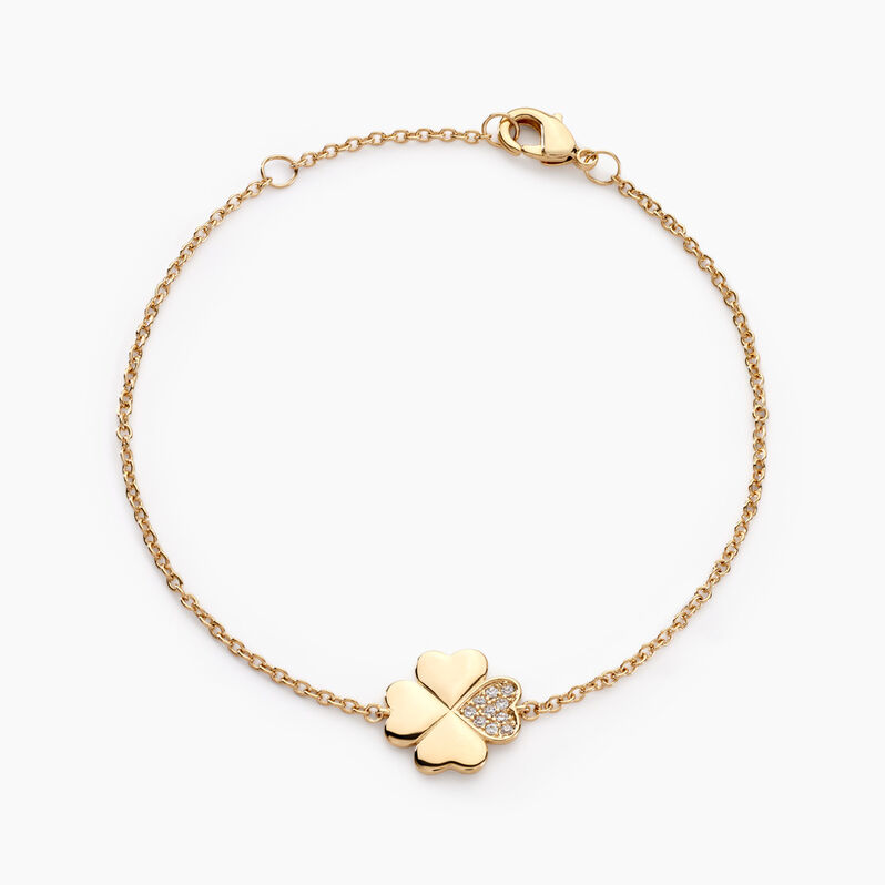 Bracelet Timotha Plaqué Or Jaune Oxyde De Zirconium - Spannringe Damen | OROVIVO
