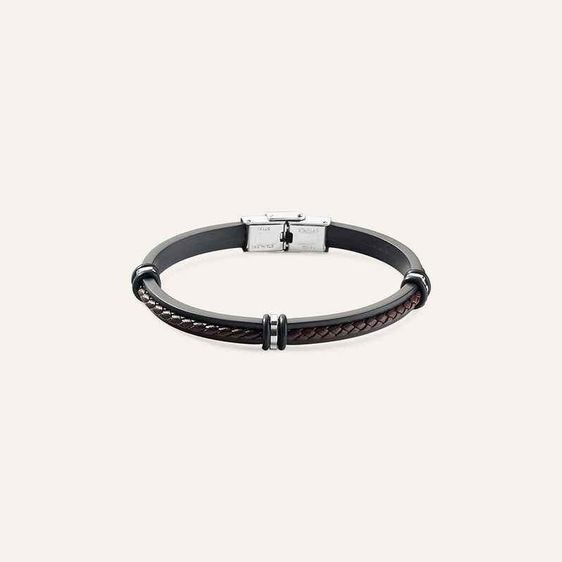 Bracciale Man Code Acciaio - Spannringe Herren | OROVIVO