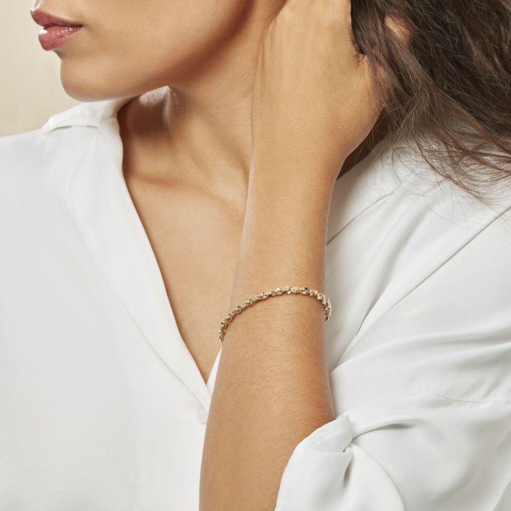Bracelet Jerry Maille Corde Or Jaune - Spannringe Damen | OROVIVO