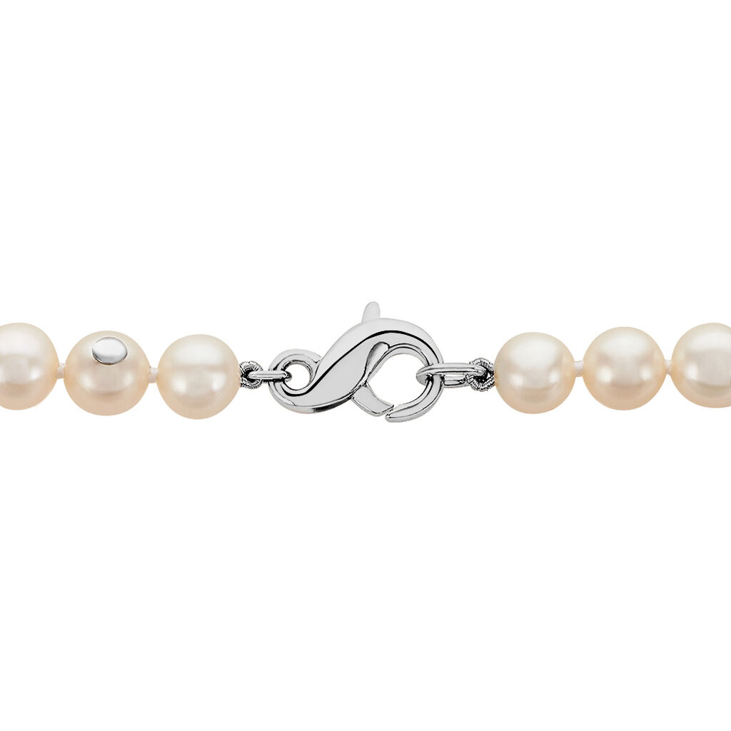ALDEPHIA Damen Armband Silber 925 Zuchtperle Perlmutt Ball