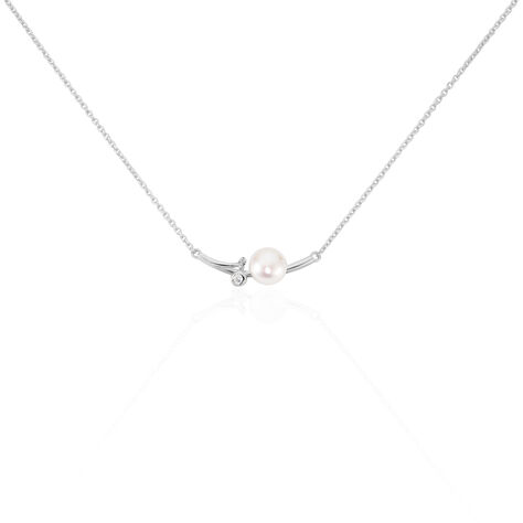 Damen Halskette Silber 925 Zuchtperlen 6-7mm - Halsketten Damen | OROVIVO