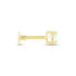 Piercing D'oreille Or Jaune Albizias Oxydes De Zirconium