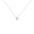 Symphonie Damen Collier Wei&szlig;gold 750 (18 Karat) Synthetischer Diamant Wei&szlig; 0,36 ct
