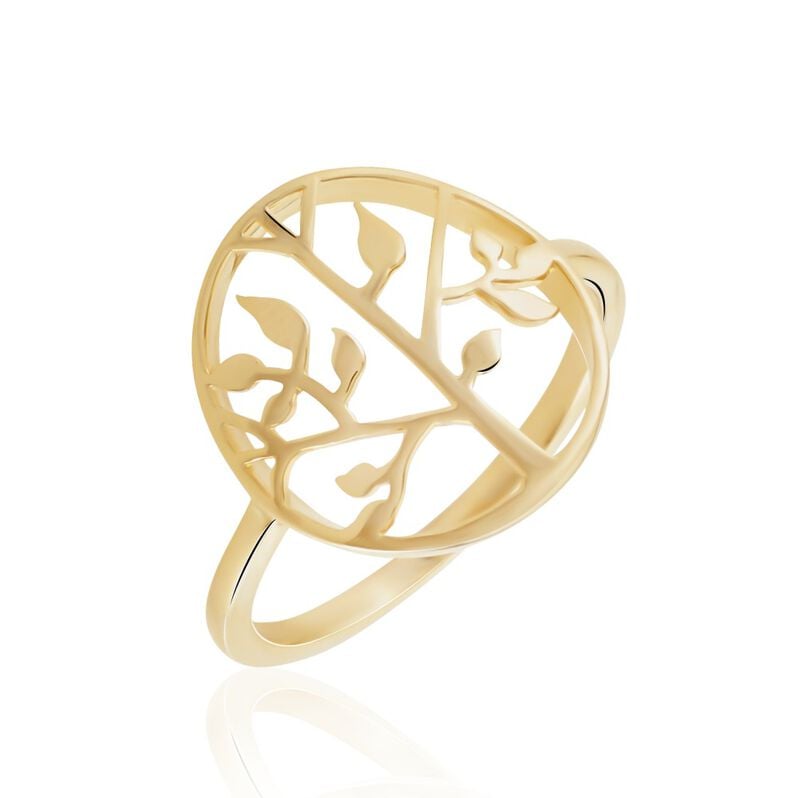 Bague Galvina Plaqué Or Jaune - Spannringe Damen | OROVIVO