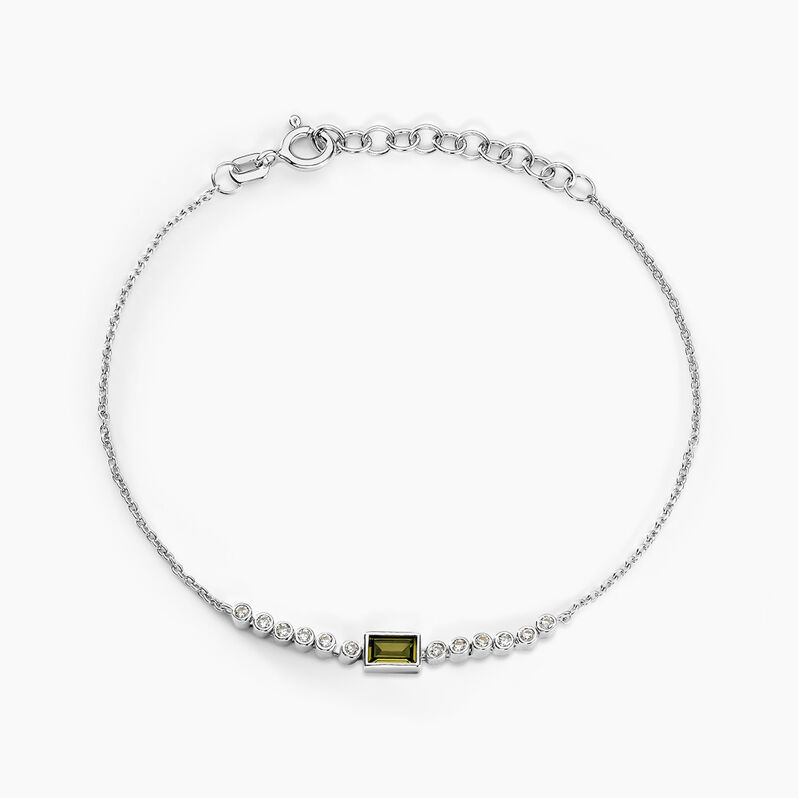 Bracelet Mystic Shine Argent Weiss Oxyde De Zirconium - Spannringe Damen | OROVIVO