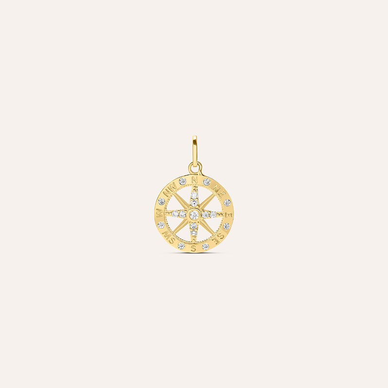 Pendente Poème Oro Giallo Cubic Zirconia - Spannringe Damen | OROVIVO