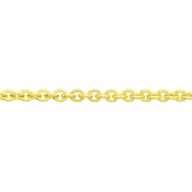 Damen Ankerkette Silber 925 vergoldet 45cm - Ketten ohne Anhänger Damen | OROVIVO