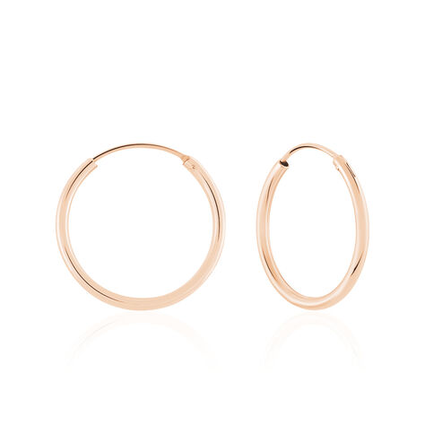 Damen Creolen Silber 925 Rosé Vergoldet - Creolen Damen | OROVIVO