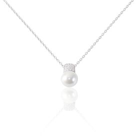 Damen Halskette Silber 925 Perle - Ketten mit Anhänger Damen | OROVIVO