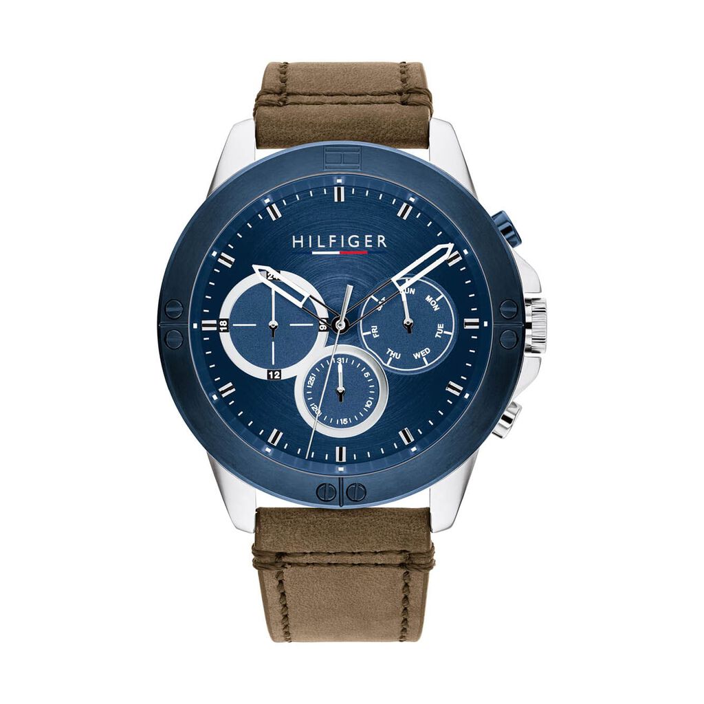 Tommy Hilfiger Herrenuhr Harley 1791895 Quarz, Uhr ohne Stein