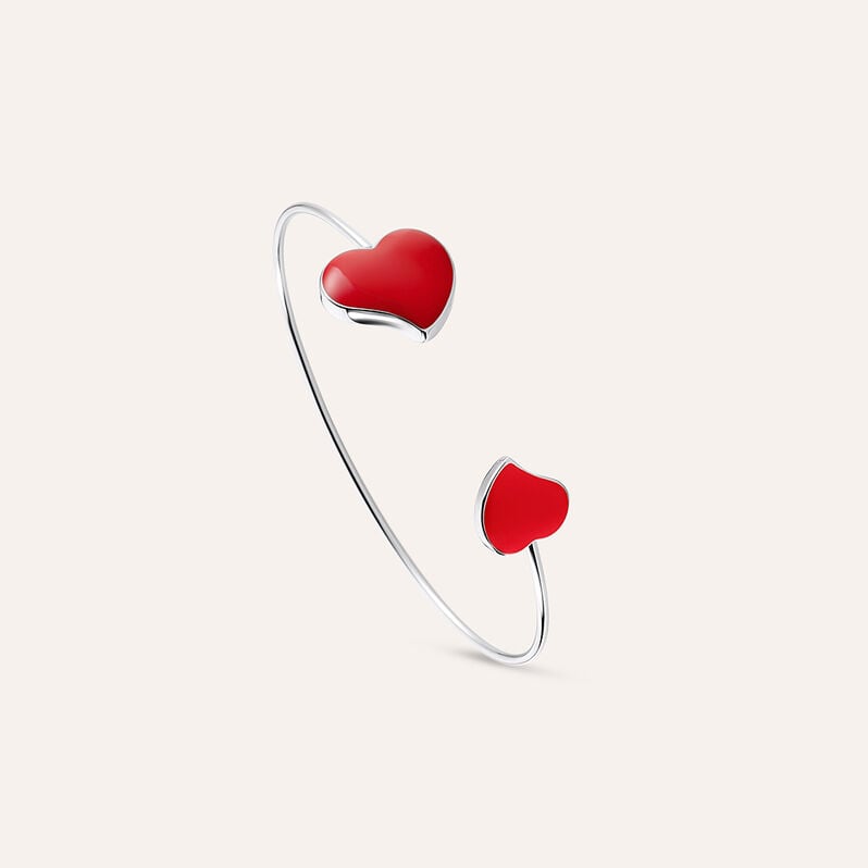 Bangle Lady Sweet Acciaio Cuore - Spannringe Damen | OROVIVO