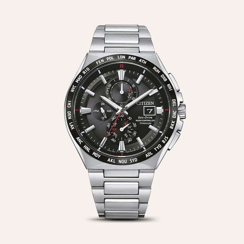 Orologio Eco Drive Citizen Radiocontrollato At8234-85e - Spannringe Herren | OROVIVO