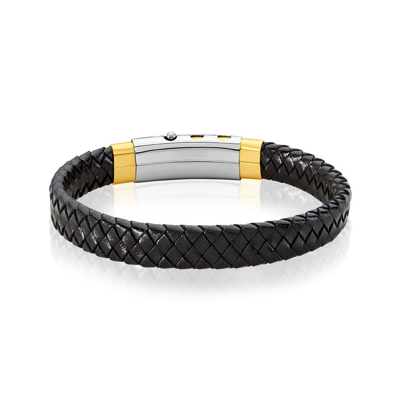 ARMIN Herren Armband Edelstahl Bicolor Gelb/Silber - Armbänder Herren | OROVIVO