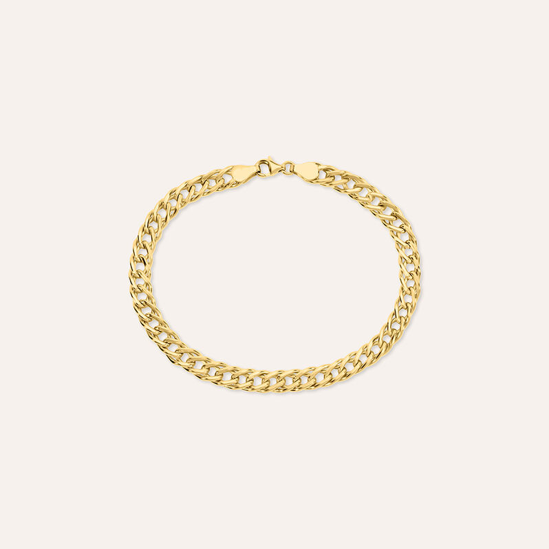Bracciale Catena Oro Uomo Oro Giallo - Spannringe Herren | OROVIVO