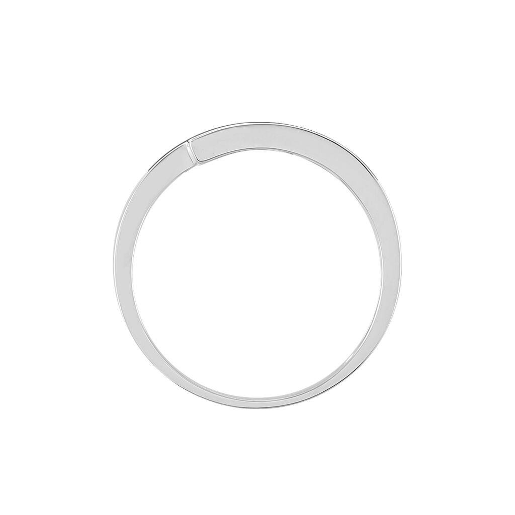 CECILE 1 Damen Ring Wei&szlig;gold 375 (9 Karat) Diamant Wei&szlig; 0,07 ct