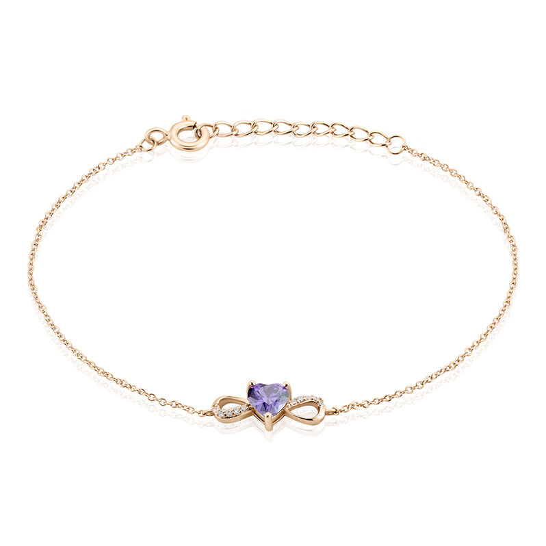 Bracelet Argent Rose Atieno Oxyde De Zirconium - Spannringe Damen | OROVIVO