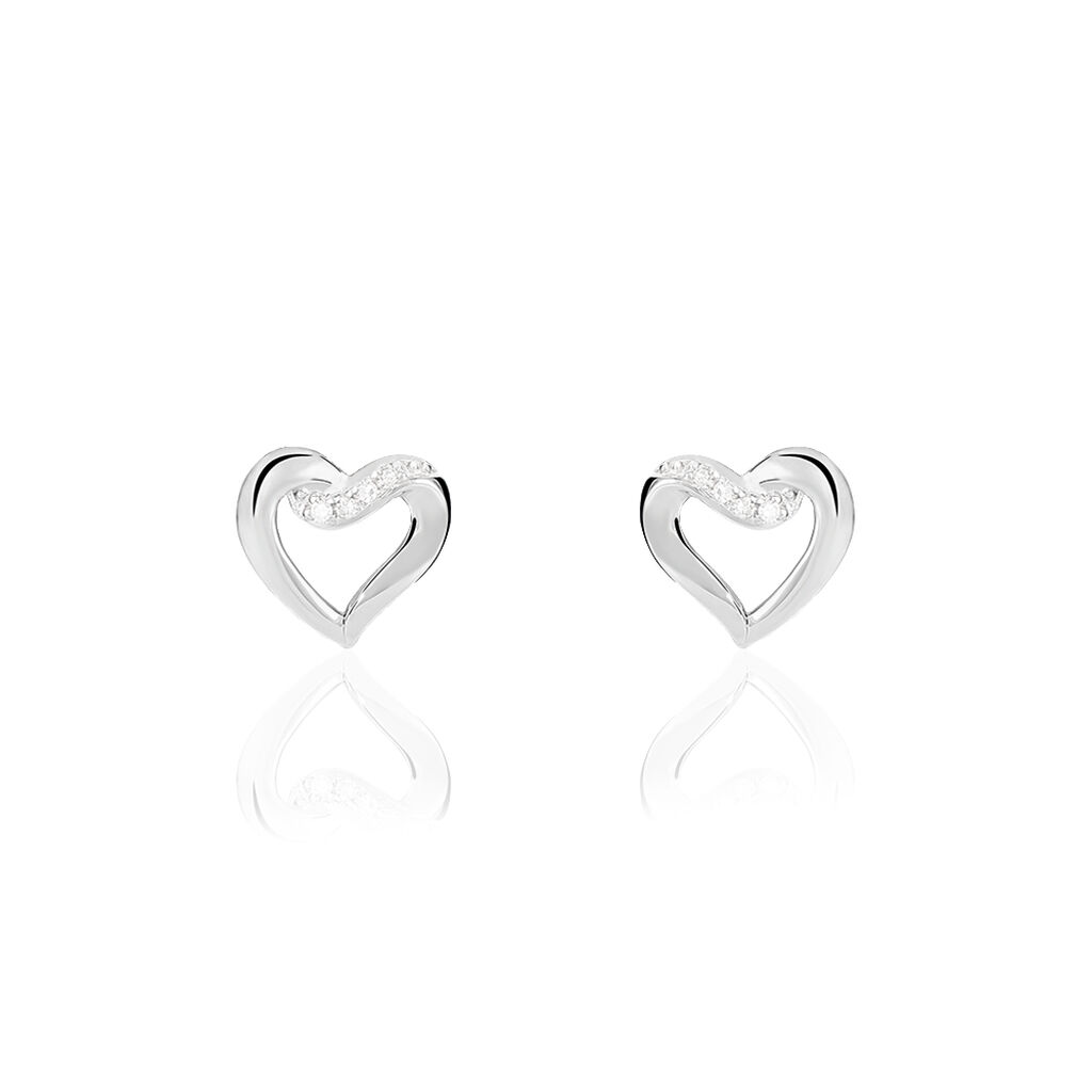 Boucles D'oreilles Kaina Or Weiss - Spannringe Damen | OROVIVO
