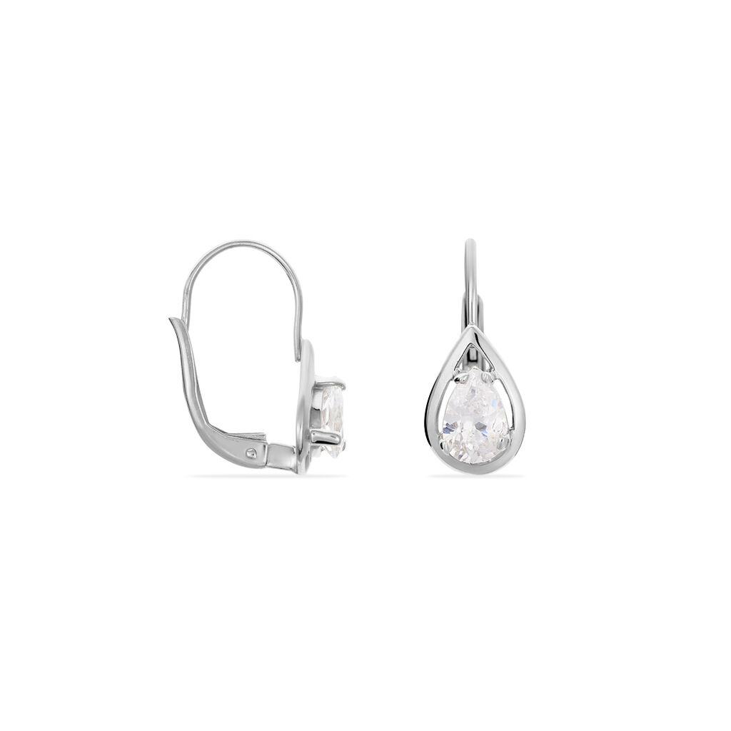 Damen Ohrhänger Silber 925 Zirkonia  - Ohrhänger Damen | OROVIVO