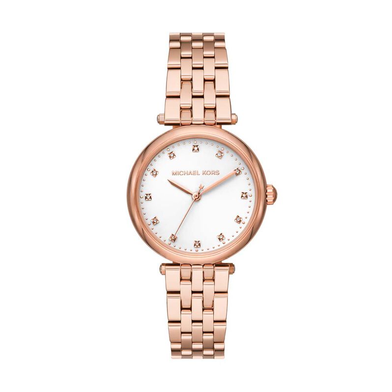 Montre Michael Kors Diamond Darci Acier Doré Rose - Spannringe Damen | OROVIVO