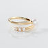 BRITA Damen Ring Gold 375 (9 Karat) Zuchtperle Wei&szlig; 0,23 ct