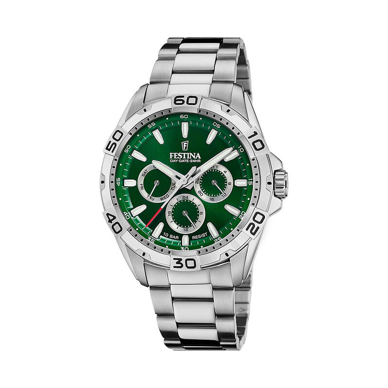 Montre Festina multifonction Vert - Spannringe Herren | OROVIVO