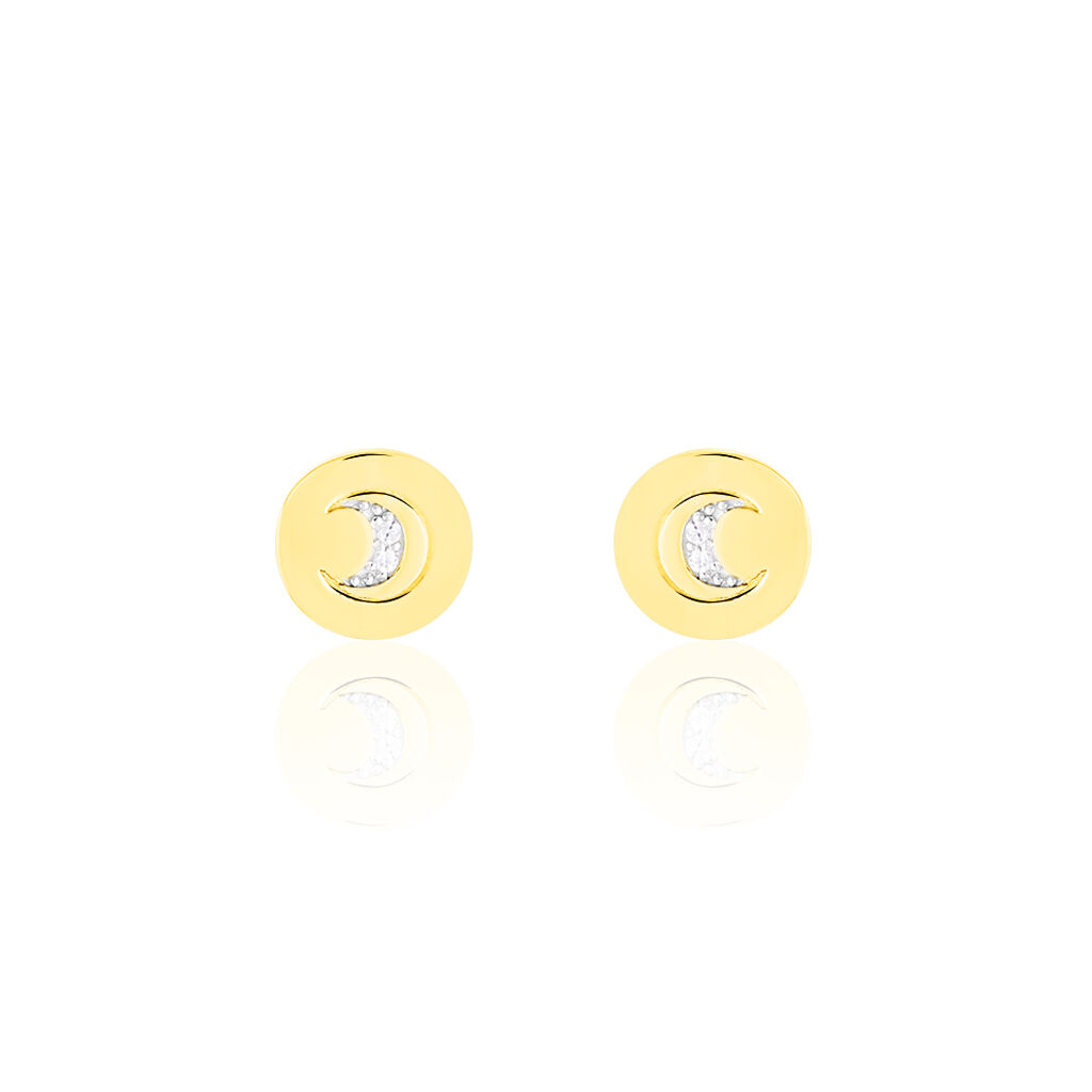 Boucles D'oreilles Or Jaune Yamna - Spannringe Damen | OROVIVO
