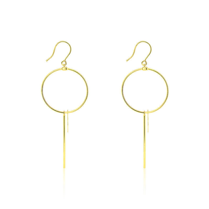Boucles D'oreilles Solaire Or Jaune - Spannringe Damen | OROVIVO