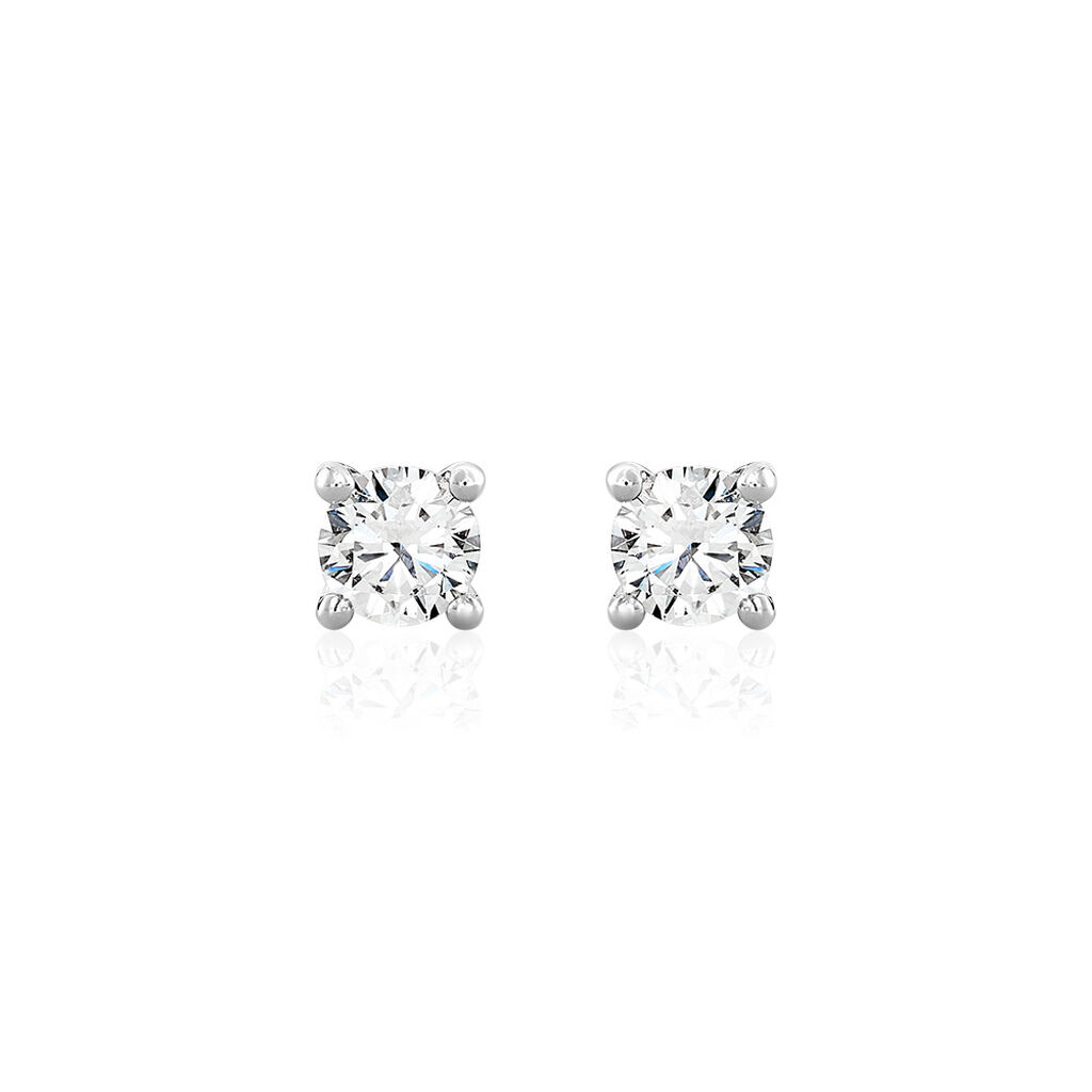 VICTORIA Damen Ohrstecker Weißgold 585 (14 Karat) Diamant Weiß 0,52 ct - Ohrstecker Damen | OROVIVO
