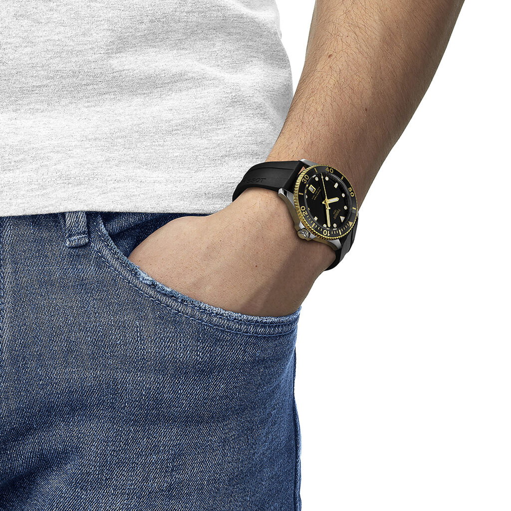 TISSOT Unisexuhr Tissot Seastar T1204102705100 Quarz - Armbanduhren Unisex | OROVIVO
