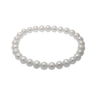 Damen Perlenarmband Silber 925 Zuchtperle