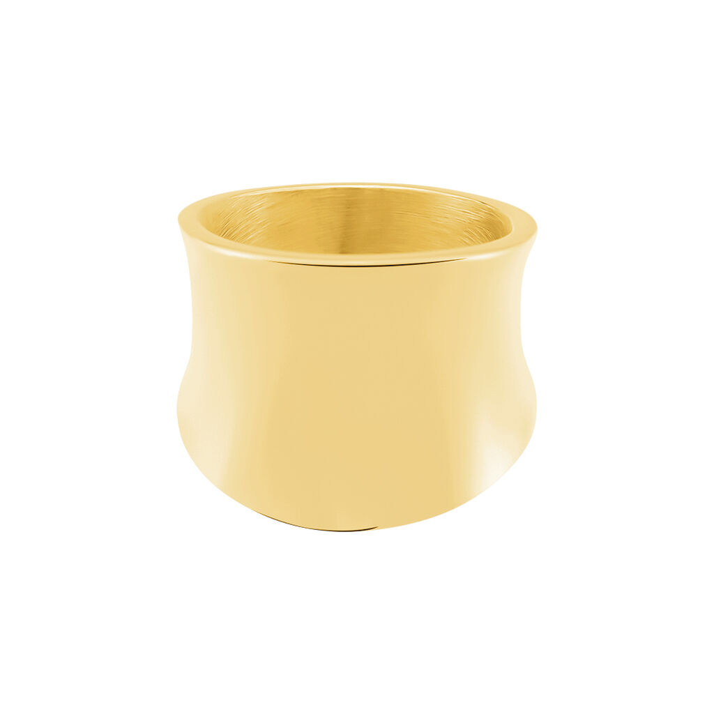 Bague Acier Dore Nohani - Spannringe Damen | OROVIVO