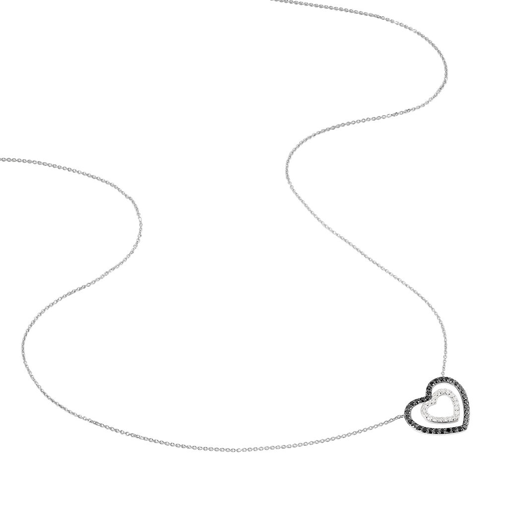 Collier Or Blanc Diamant - Spannringe Damen | OROVIVO