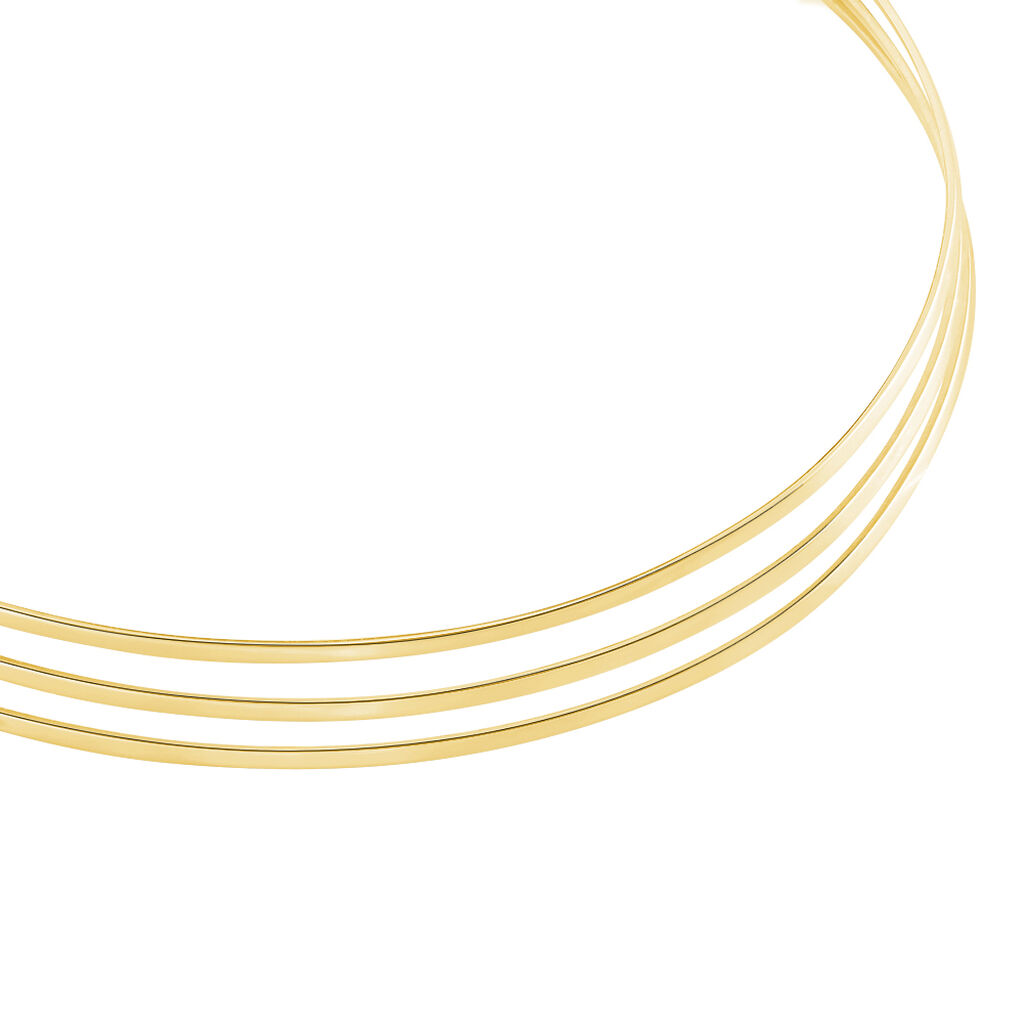 Collier Jonc Antika Acier Dore - Spannringe Damen | OROVIVO