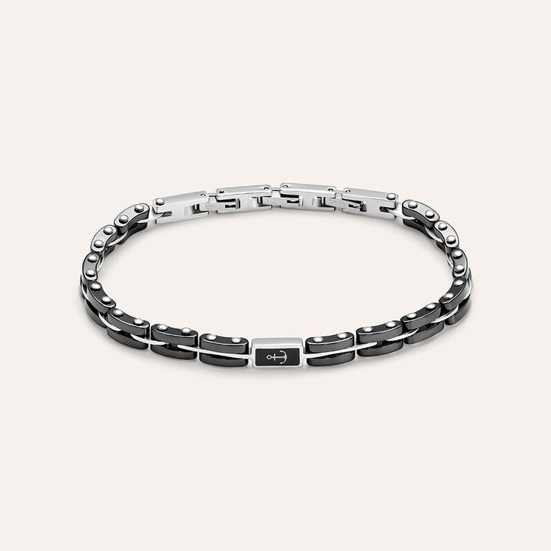 Bracciale Man Code Acciaio - Spannringe Herren | OROVIVO