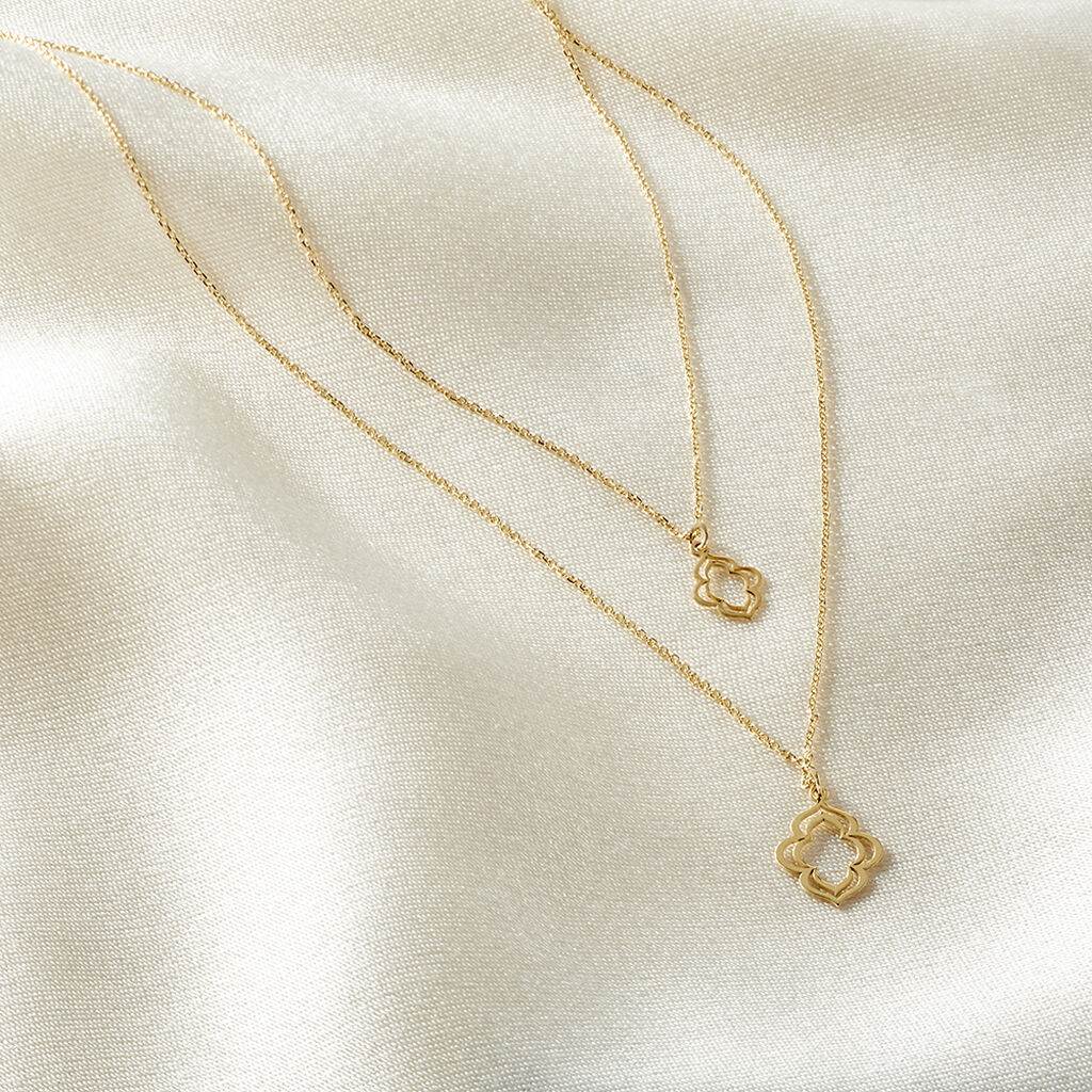 ARABESKE Damen Collier Gold 375 (9 Karat) Arabeske
