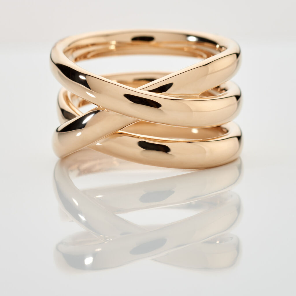 SUTTON Damen Ring Vergoldet B 16 mm