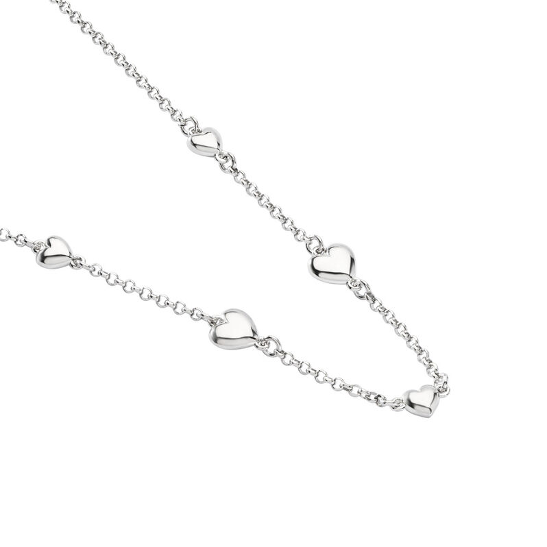 Damen Collier Silber 925 Geometrisch Andie 4,5cm 18mm - Halsketten Damen | OROVIVO