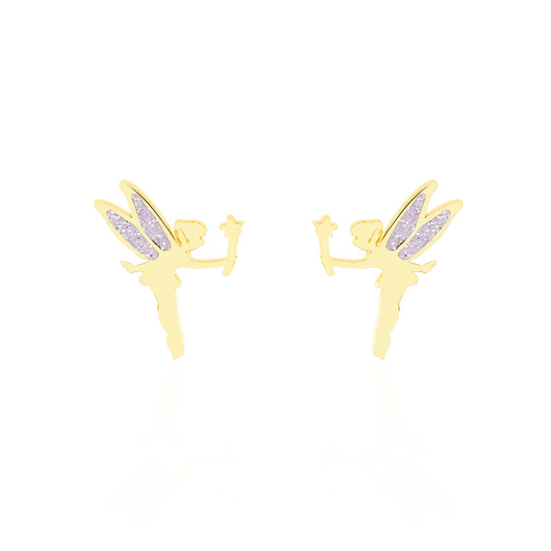 Boucles D'oreilles Or Jaune Phillie Fee - Spannringe Kinder | OROVIVO