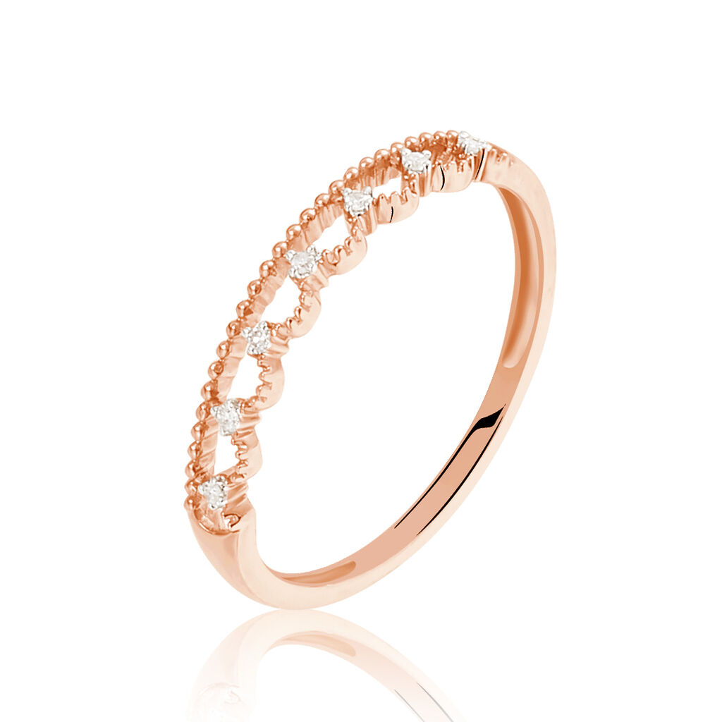 Bague Or Rose Liona - Spannringe Damen | OROVIVO
