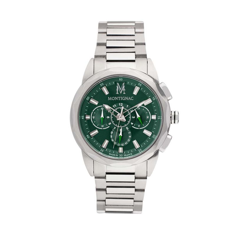 Montre Montignac Round Multifonction Vert - Spannringe Herren | OROVIVO