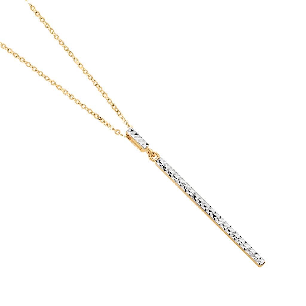 RIM Damen Collier Gold Bicolor Gelb/Silber 375 (9 Karat)