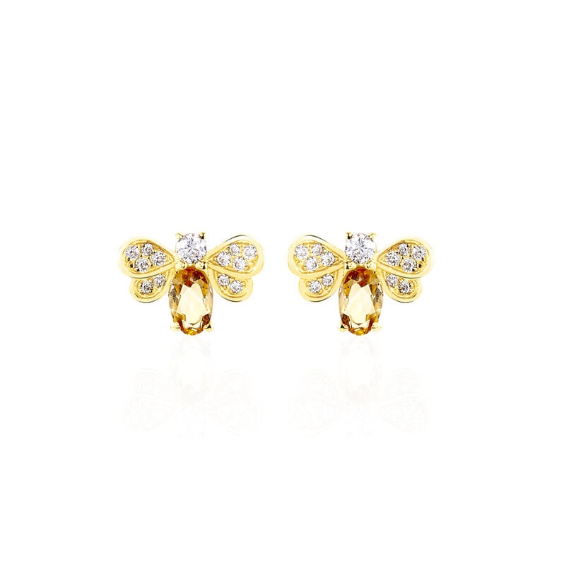 Boucles D'oreilles Or Jaune Maela - Spannringe Damen | OROVIVO