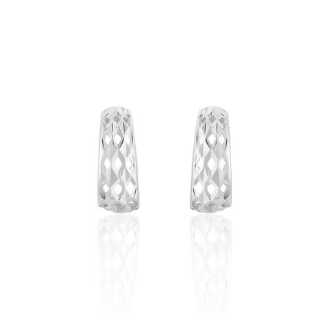 Damen Steckcreolen Silber 925 Rhodiniert  - Creolen Damen | OROVIVO